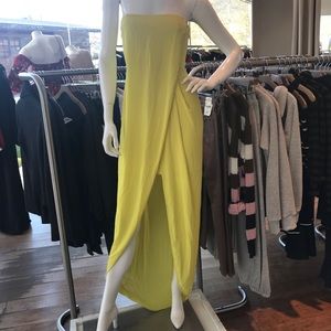 BCBG Max Azria Yellow Gown